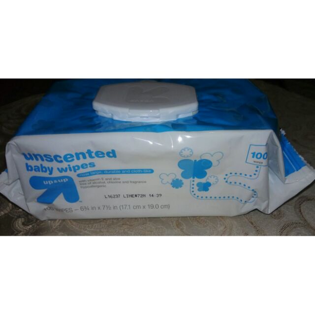 up and up unscented baby wipes