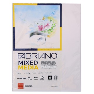 Fabriano Mixed Media 9x12 10sheets per pack