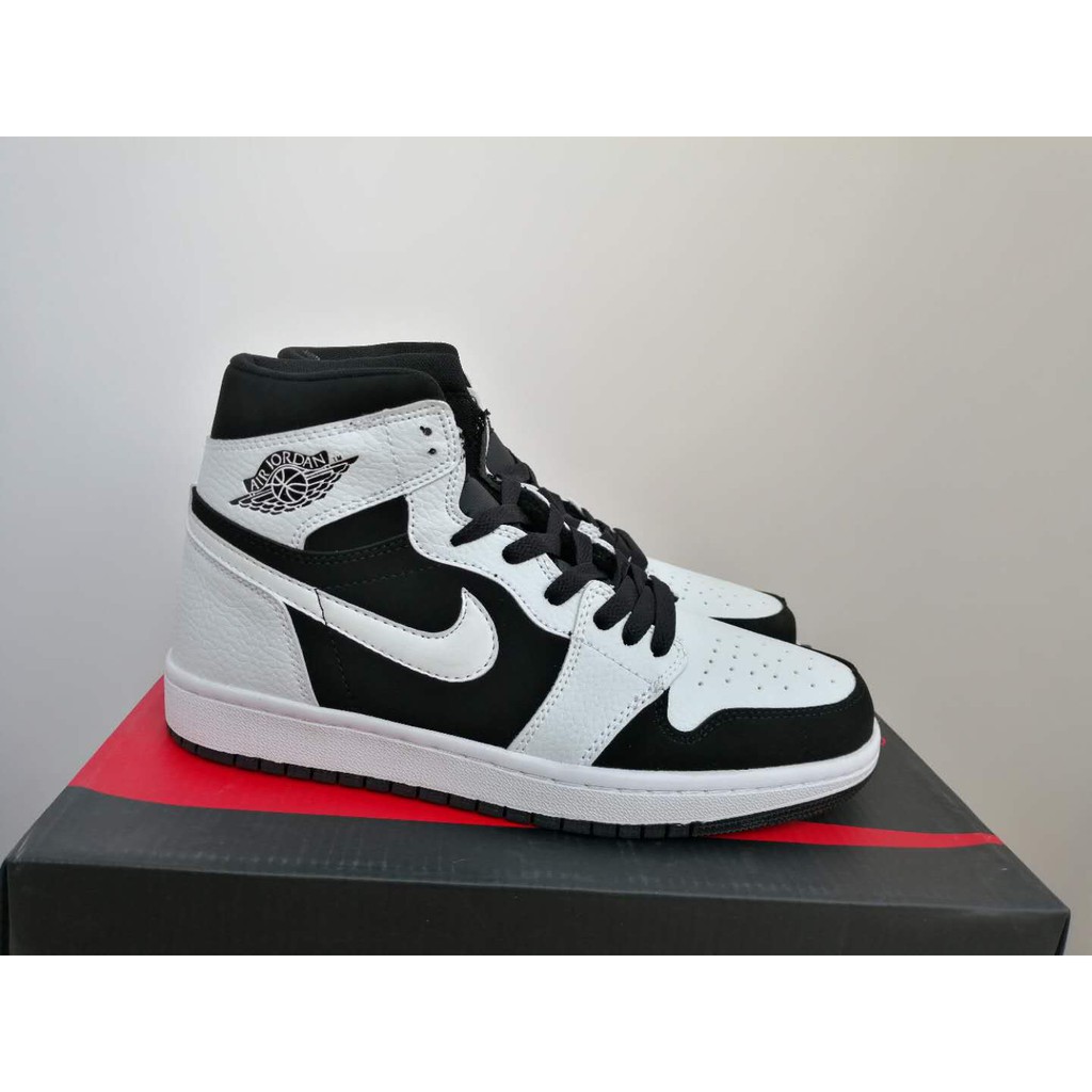 nike air jordan 1 retro high black and white