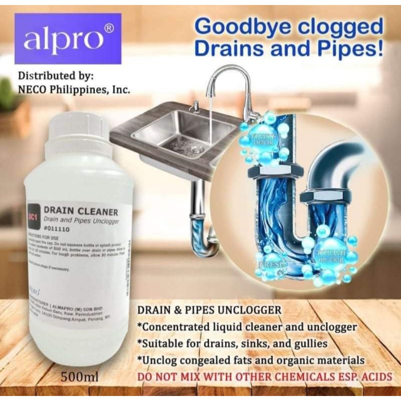 DRAIN AND PIPES UNCLOGGER 500ml (GOOD QUALITY) Shopee Philippines