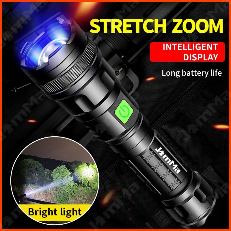 Rechargeable LED Flashlight, Waterproof Flashlight High Lumen Super