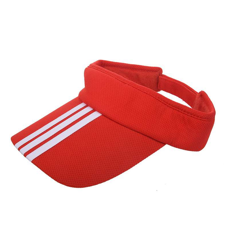 red sun visor hats