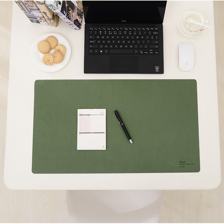 Desk Pad Writing Pad Computer Office Thick Waterproof Pad Shopee