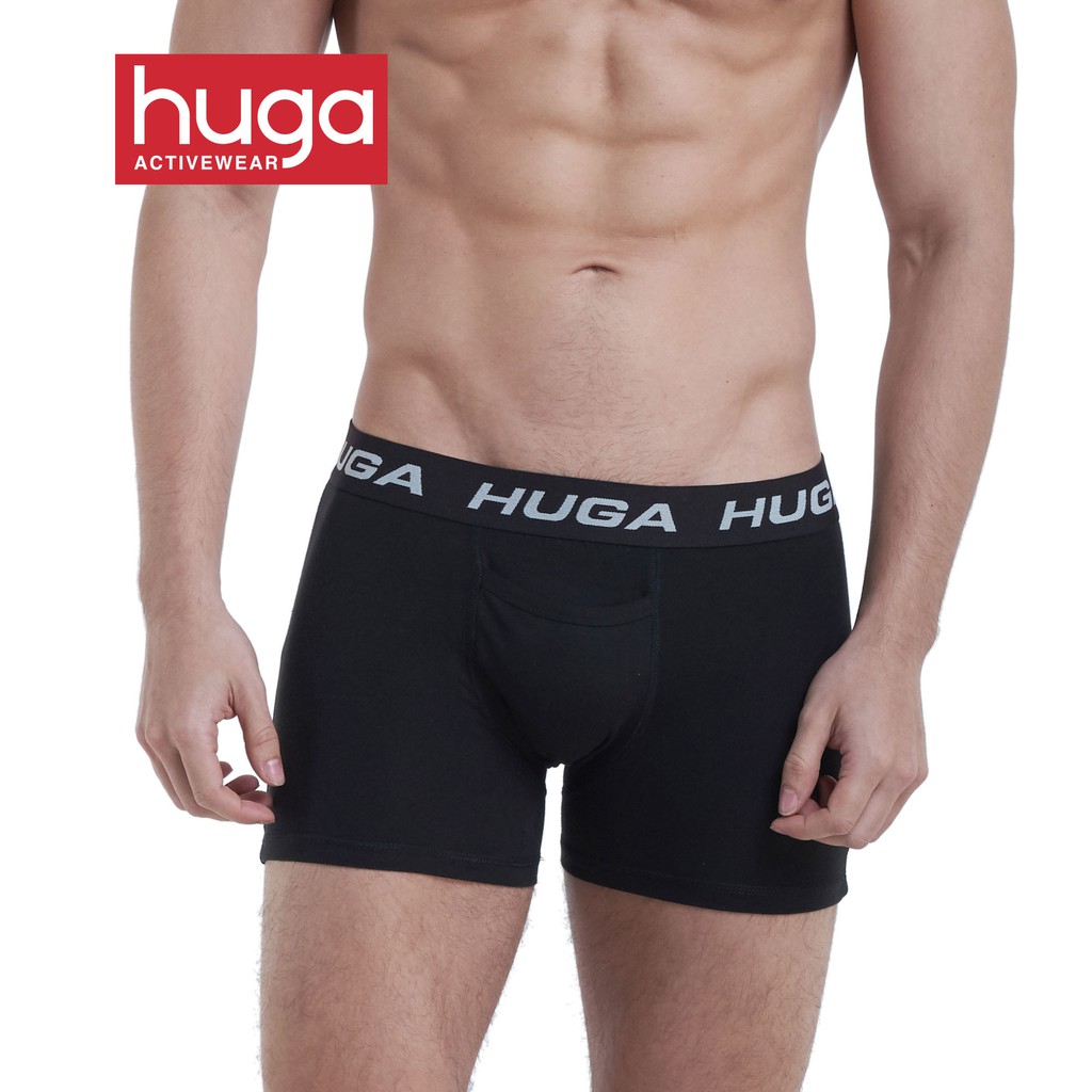 Elite Series Organic Men Cotton Spandex Boxer Briefs for Men with Fly