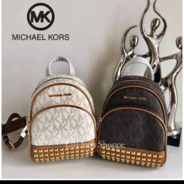 mk backpack with studs