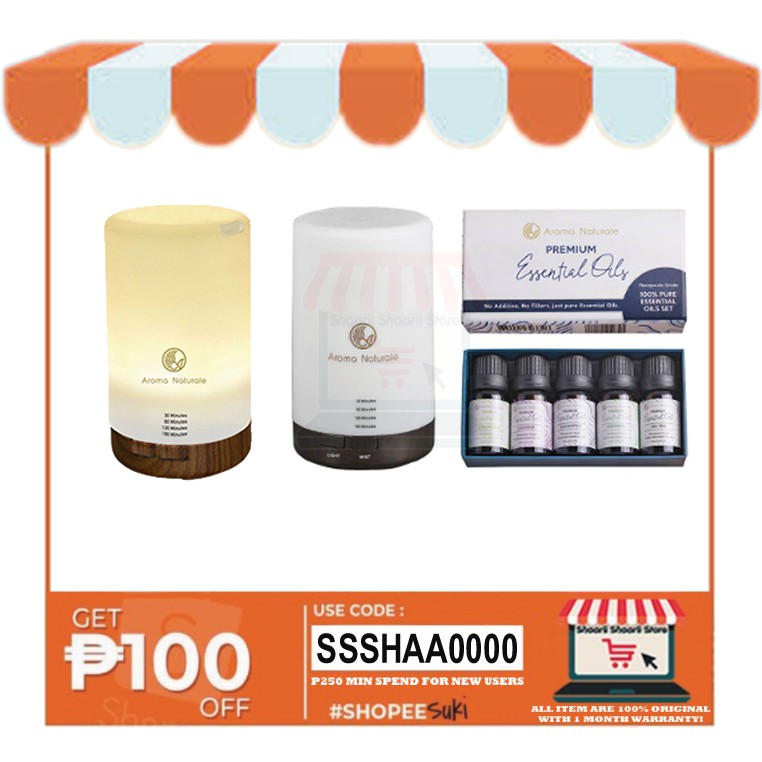 Aroma Naturale Diffuser And Aroma Naturale Essential Oil Shopee Philippines