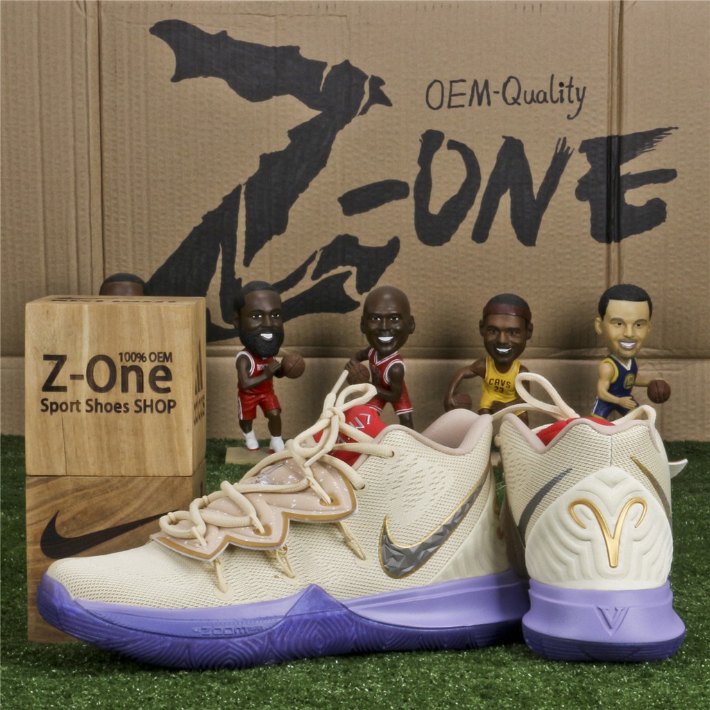 kyrie 5 beige