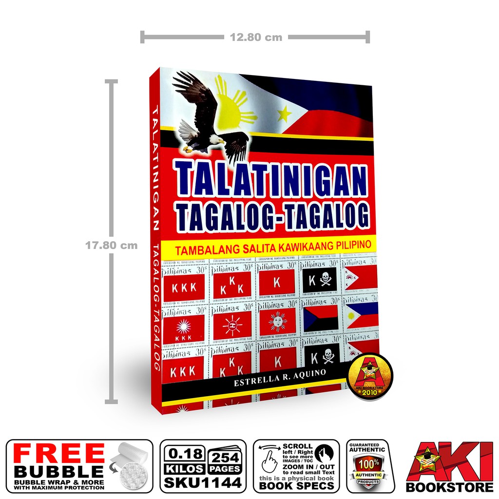 Authentic Ttalatinigan Tagalog Tagalog © 2020 Estrella R Aquino Shopee Philippines 2709