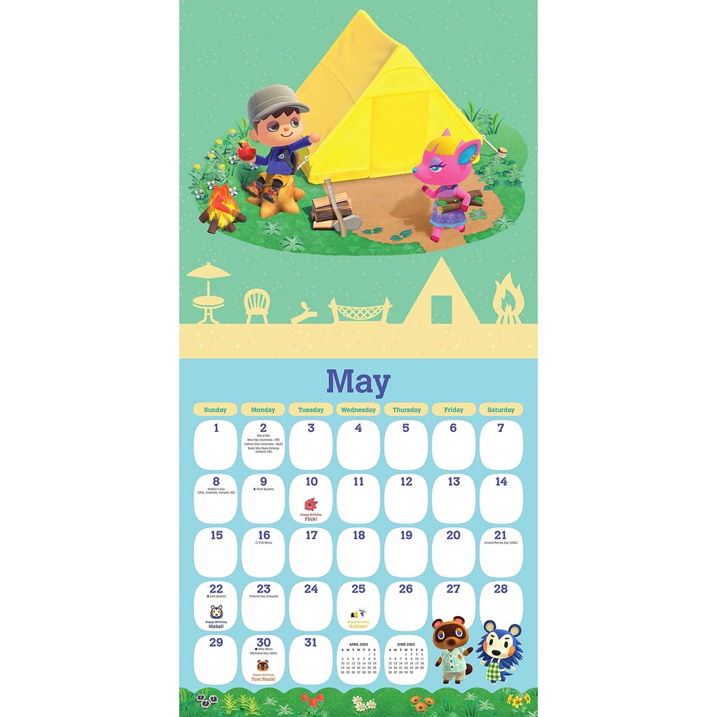 Animal Crossing New Horizons 2022 Calendar presyo ₱995