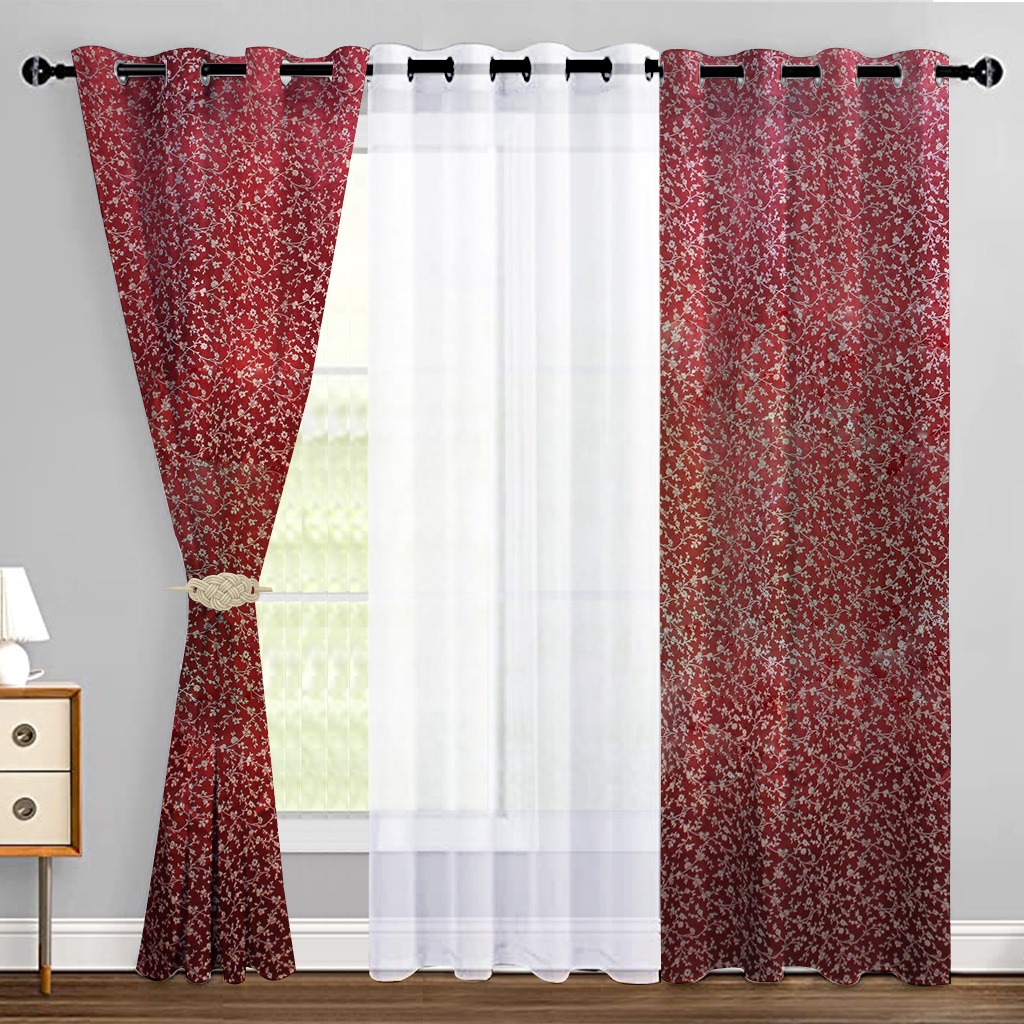 2pcs Room Decors Kurtina Curtain for Door Long Size Curtains Sale for