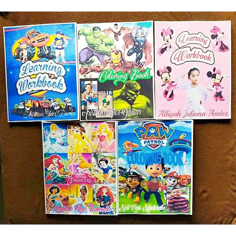 Customized Coloring Book (20 pages) | Shopee Philippines