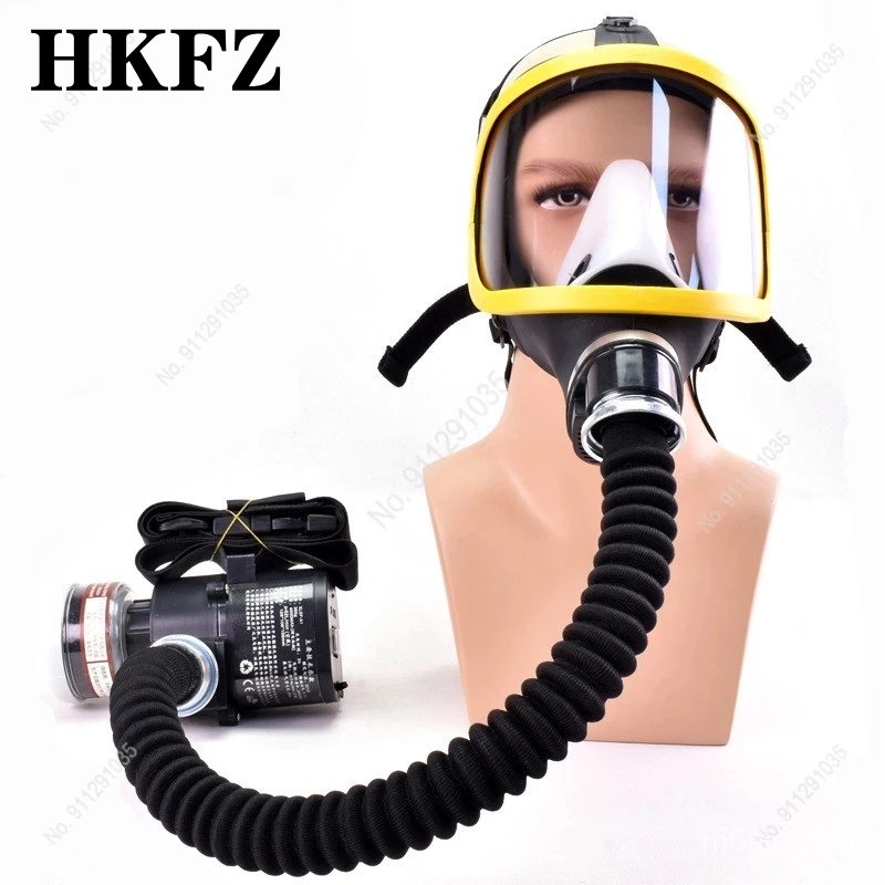 Gas mask Protective Electric Constant Flow Supplied Air System Gas Mask ...