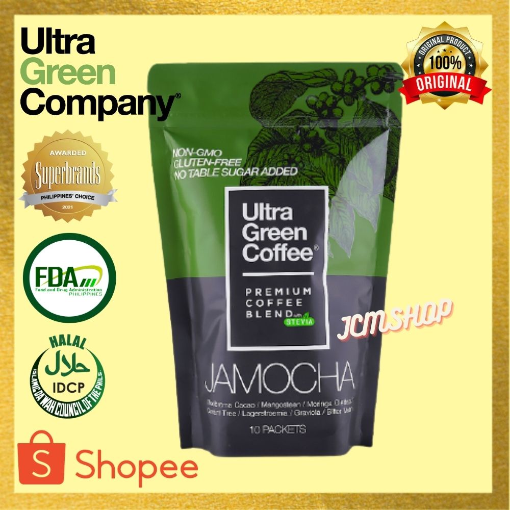 Original Ultra Green Coffee Jamocha Premium Coffee Blend with Stevia