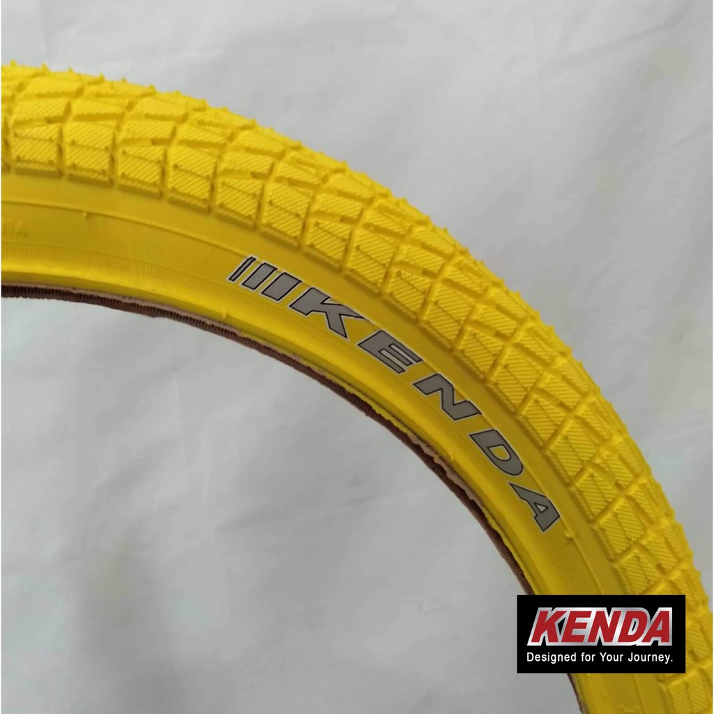 Kenda Bicycle Tire 20 x 2.25 Yellow Shopee Philippines