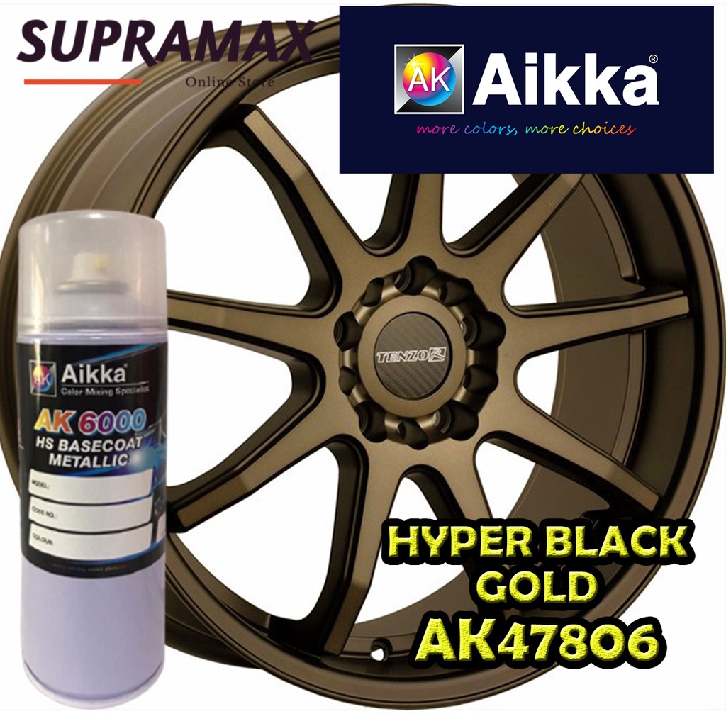AIKKA Aerosol Spray 2K Paint/ Car Body Motor Sport Rim Touch Up Paint