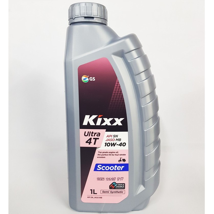 Kixx Semi Synthetic 4T Scooter SN 10W-40 1 Liter | Shopee Philippines