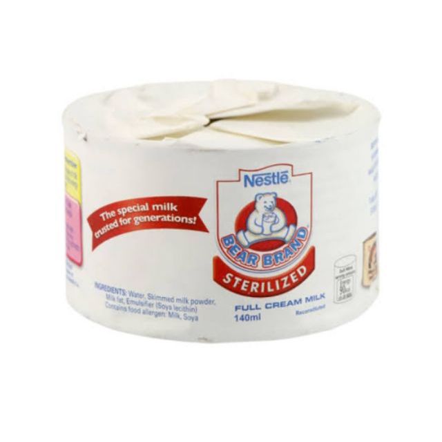 Nestle Bear Brand Sterilized Full Cream Milk