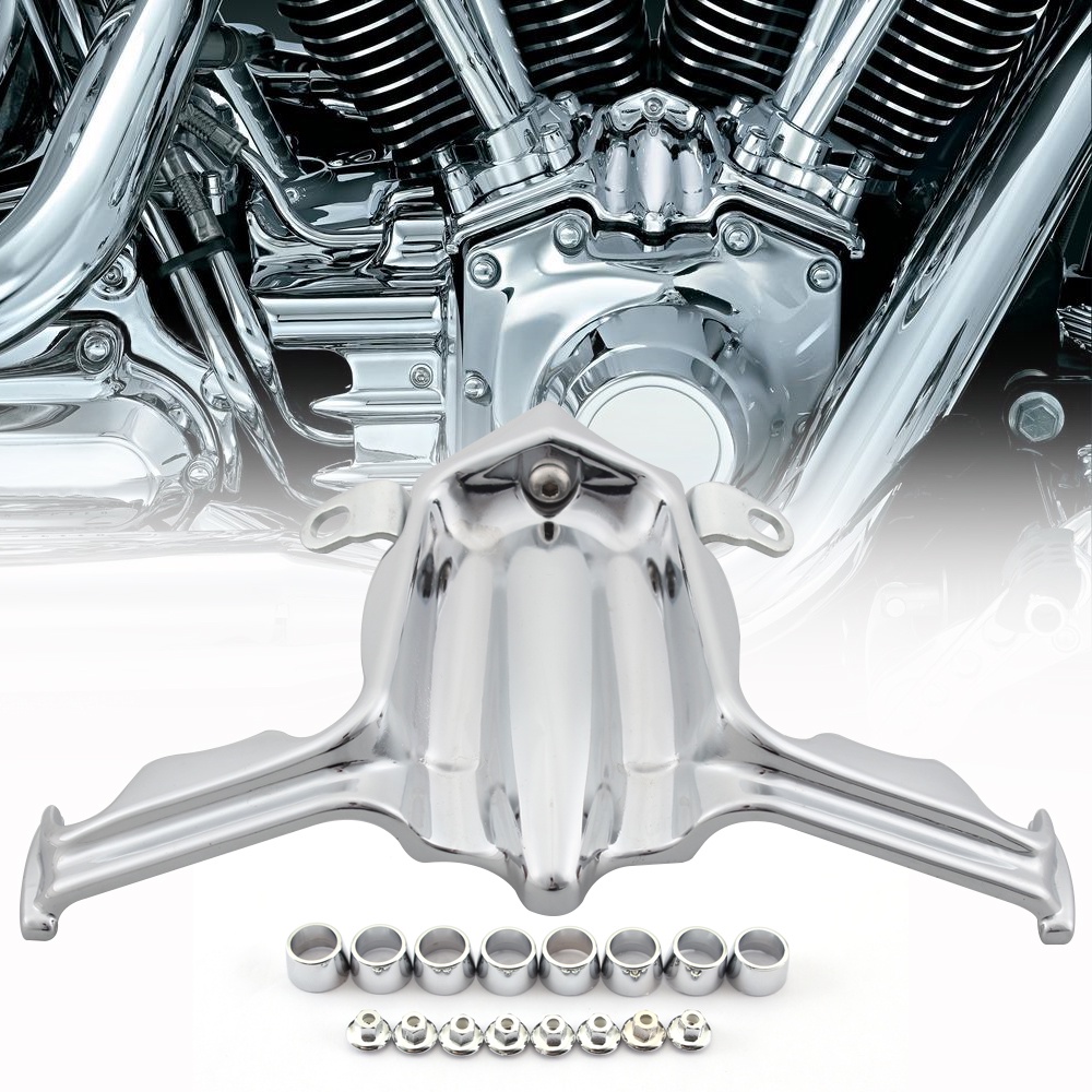 AE Motorcycle Chrome Tappet Lifter Block Accent Cover Fit For Harley