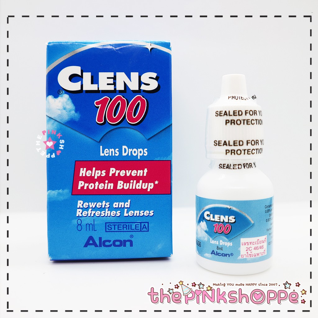 ALCON ♡ CLENS 100 Contact Lens Eye Drops Shopee Philippines
