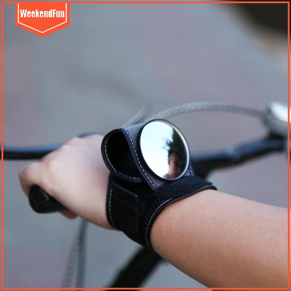 Bicycle Bike Wrist Band Strap Reflex Rear View Back Mirror Shopee
