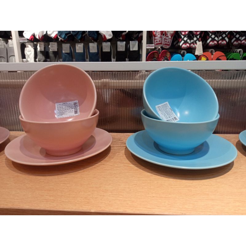 Miniso Ceramic Bowl And Plate Set Shopee Philippines
