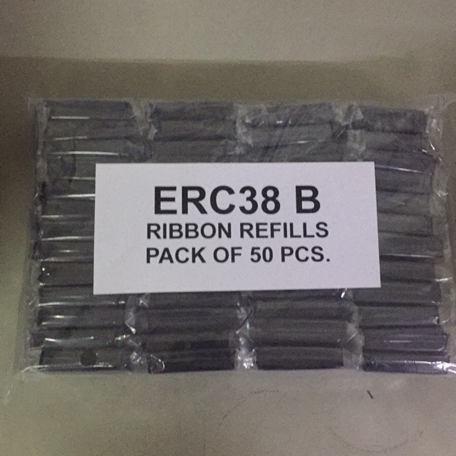 ERC38 TWISTED POS Ribbon SPOOL refill (Pack of 50 pcs) 150 inches / 4.
