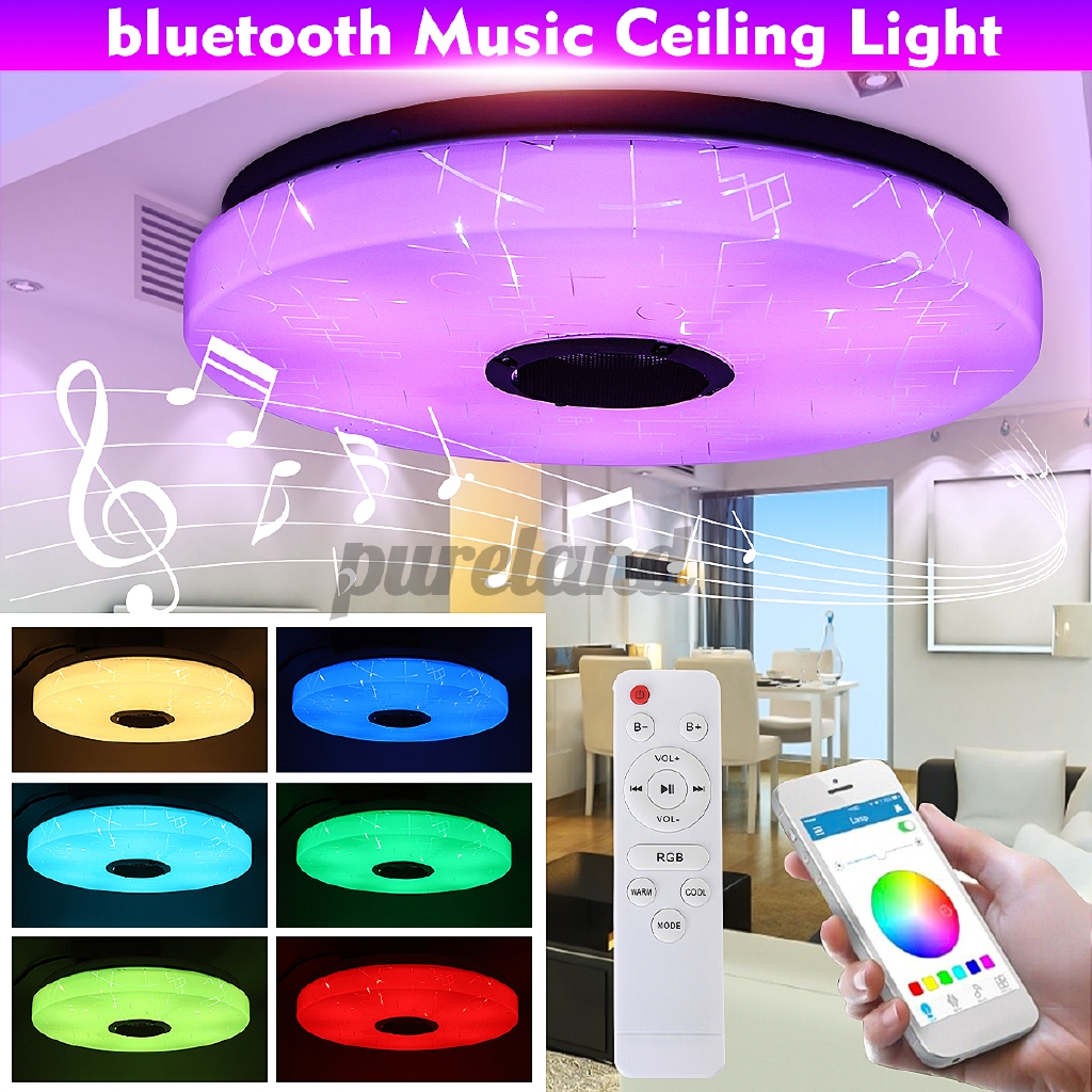led ceiling light bluetooth speaker