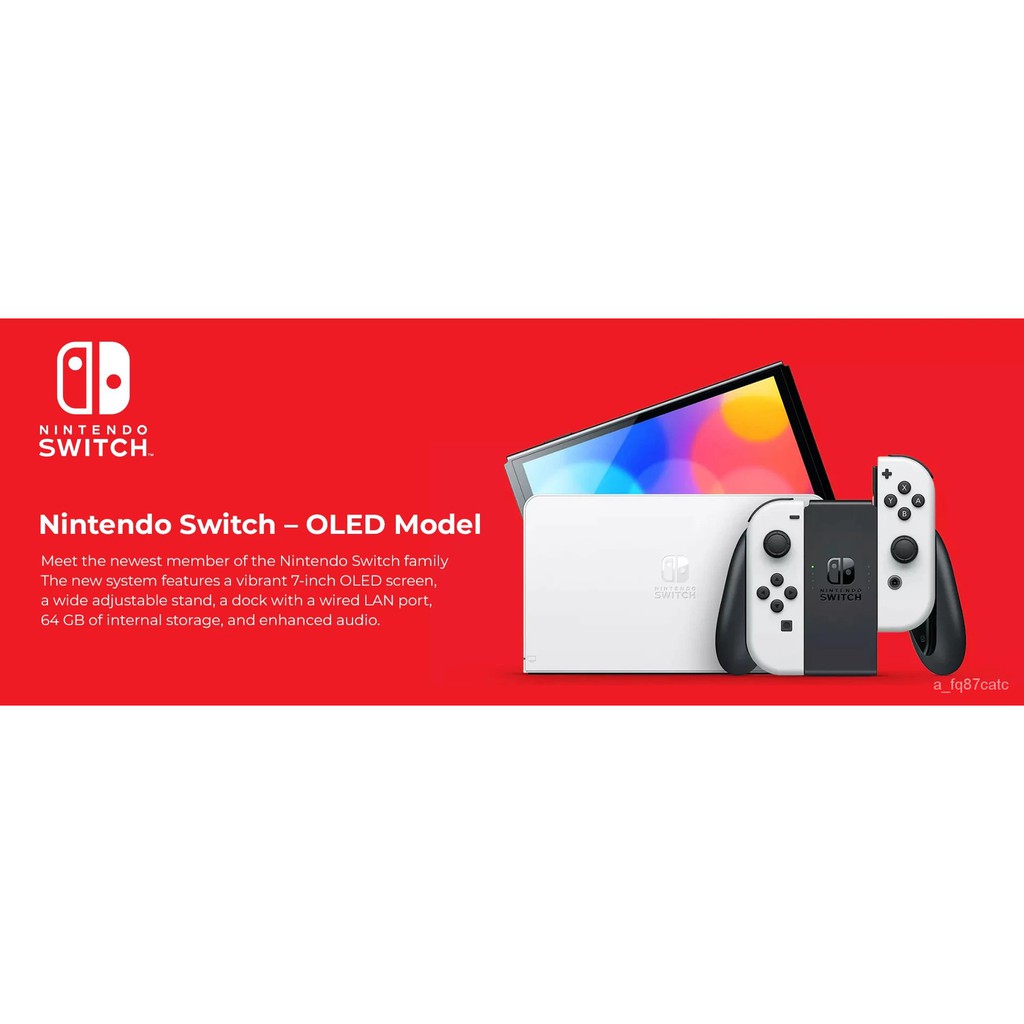 Nintendo Switch OLED Console With White Joycon (Oled Model) hgiw presyo
