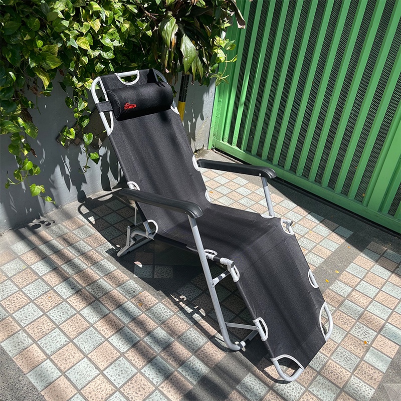 Foldable Chair and Sleeping Bed Zero Gravity Lounge Reclining Chair