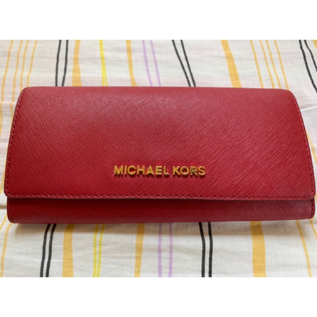 red mk wallet