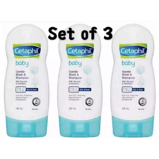 ( Set of 3 ) cetaphil baby wash＆shampoo 230ml