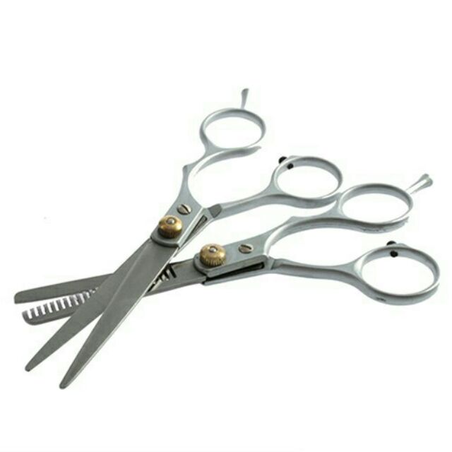 Thinning / Cutting Scissors Barbers Hair Cutting Tool | Shopee Philippines