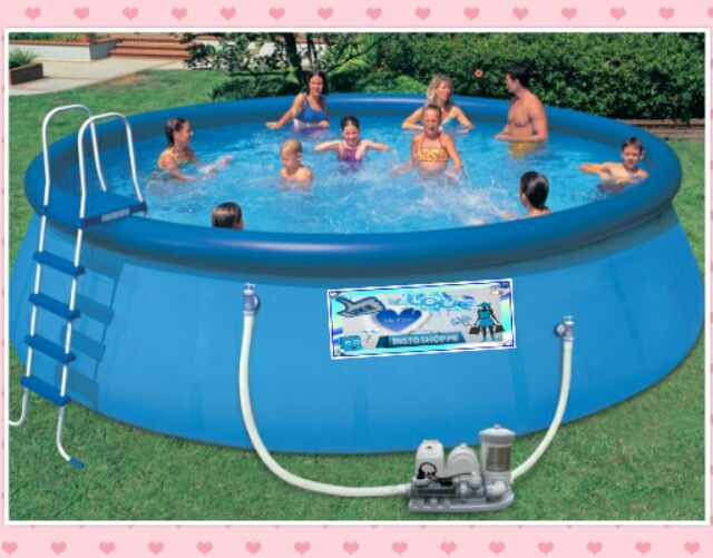 deep inflatable swimming pool