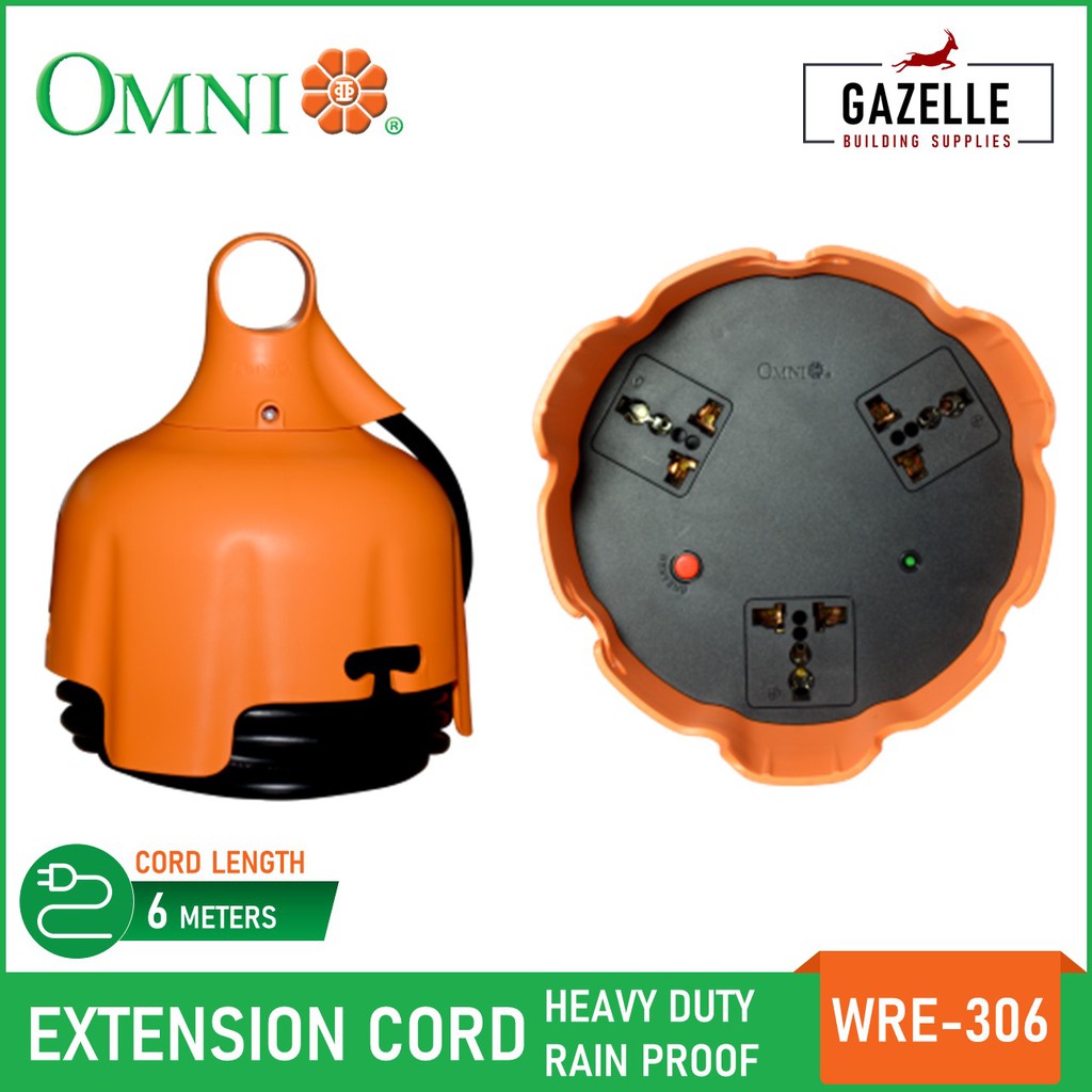 Omni Heavy Duty RainProof Extension Cord Shopee Philippines