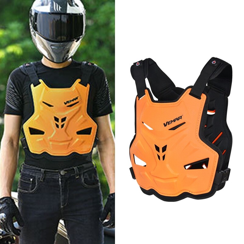 XIWUYA Adult Motorcycle Dirt Bike Body Armor Protective Gear Chest Back Protector Arm Protection Pads for Motocross Skiing 