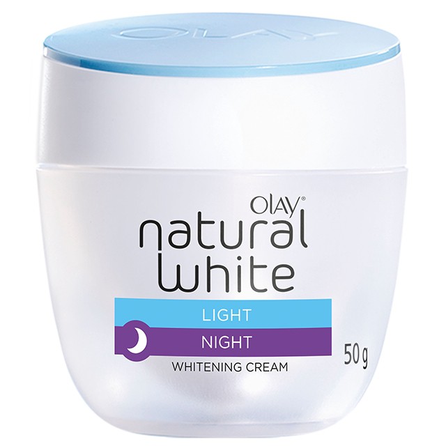 Olay Skin Natural White Light Night Whitening Cream (50g) | Shopee ...