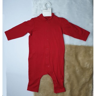 plain red sleepsuit