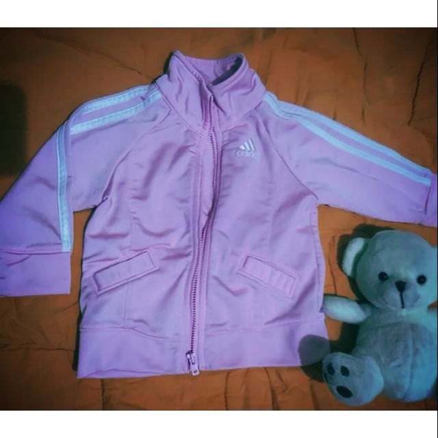 girls red adidas jacket