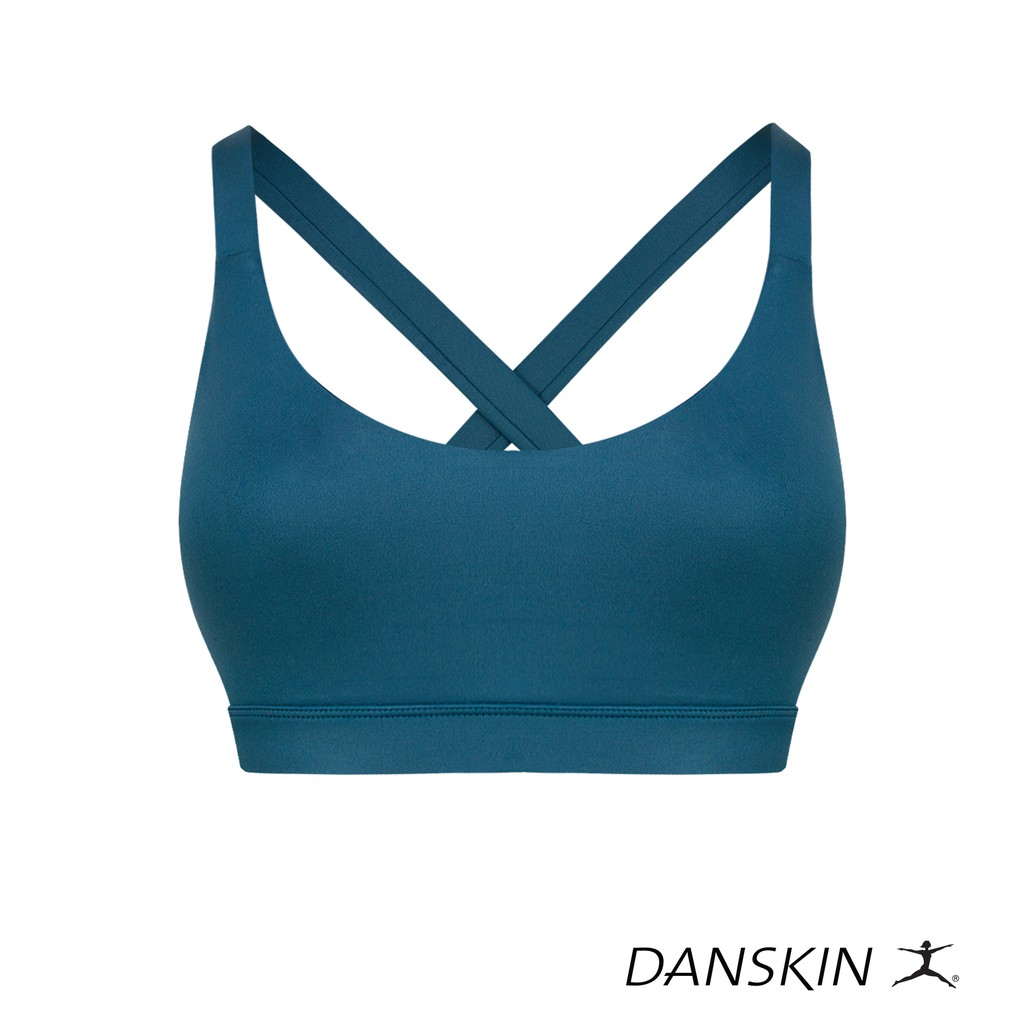 Danskin Rouse Impact Crisscross Back Sports Bra w/ Removable Pads Gym ...