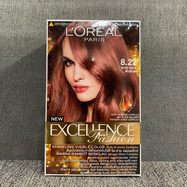 Loreal Rosegold Hair Color