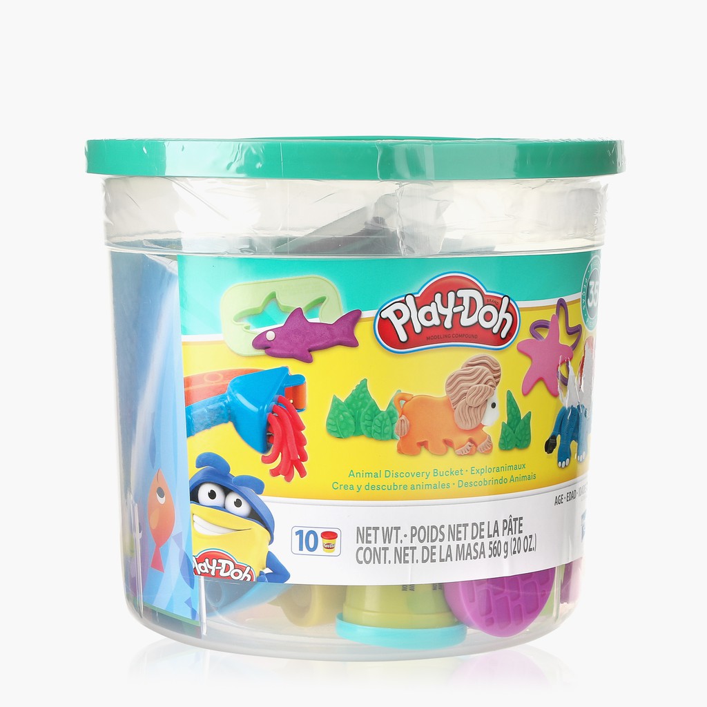 play doh animal discovery bucket