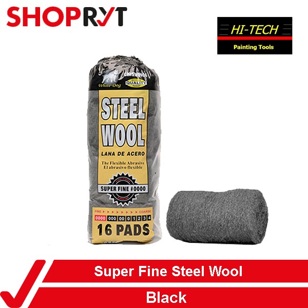 HITECH No. 0000 Super Fine Steel Wool (Black) Shopee Philippines