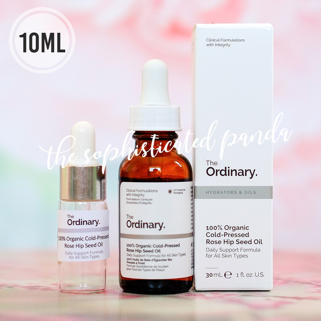 Takal The Ordinary Rose Hip Seed Oil 100 Cold Pressed Authentic Decant Repackaged Shopee Philippines