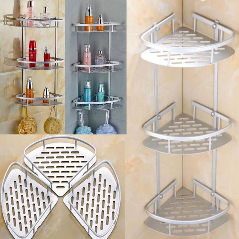 3 Layer Triangular Corner Bathroom Organizer Rack Shopee Philippines