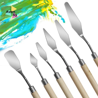 Aven Sy Painting Kit Stainless Steel Scraper Palette Knife art materials