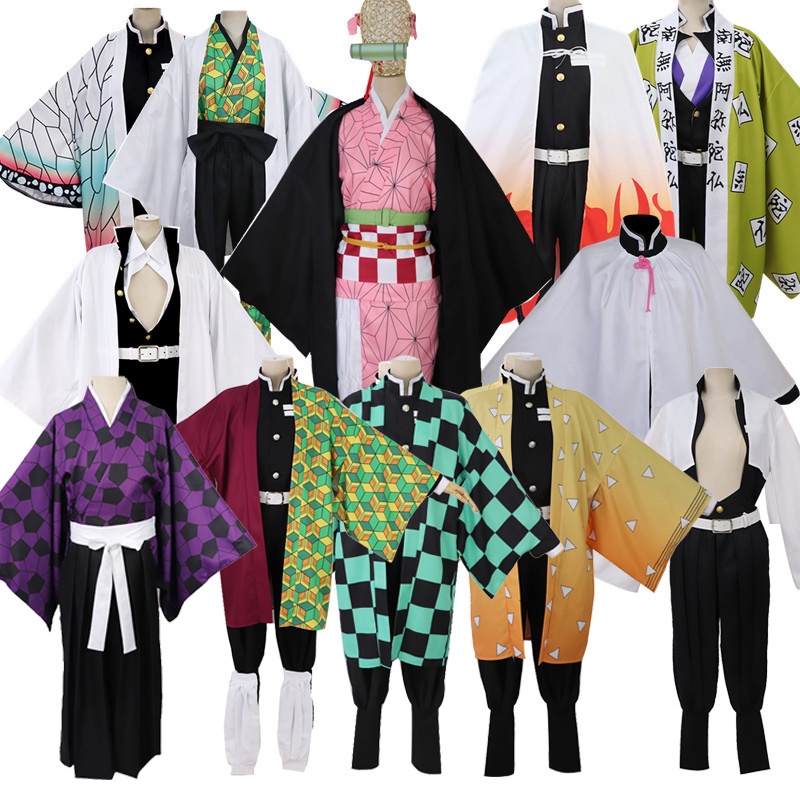 Anime Demon Slayer Tamayo Yushirou Cosplay Men Women Kimono Uniform ...