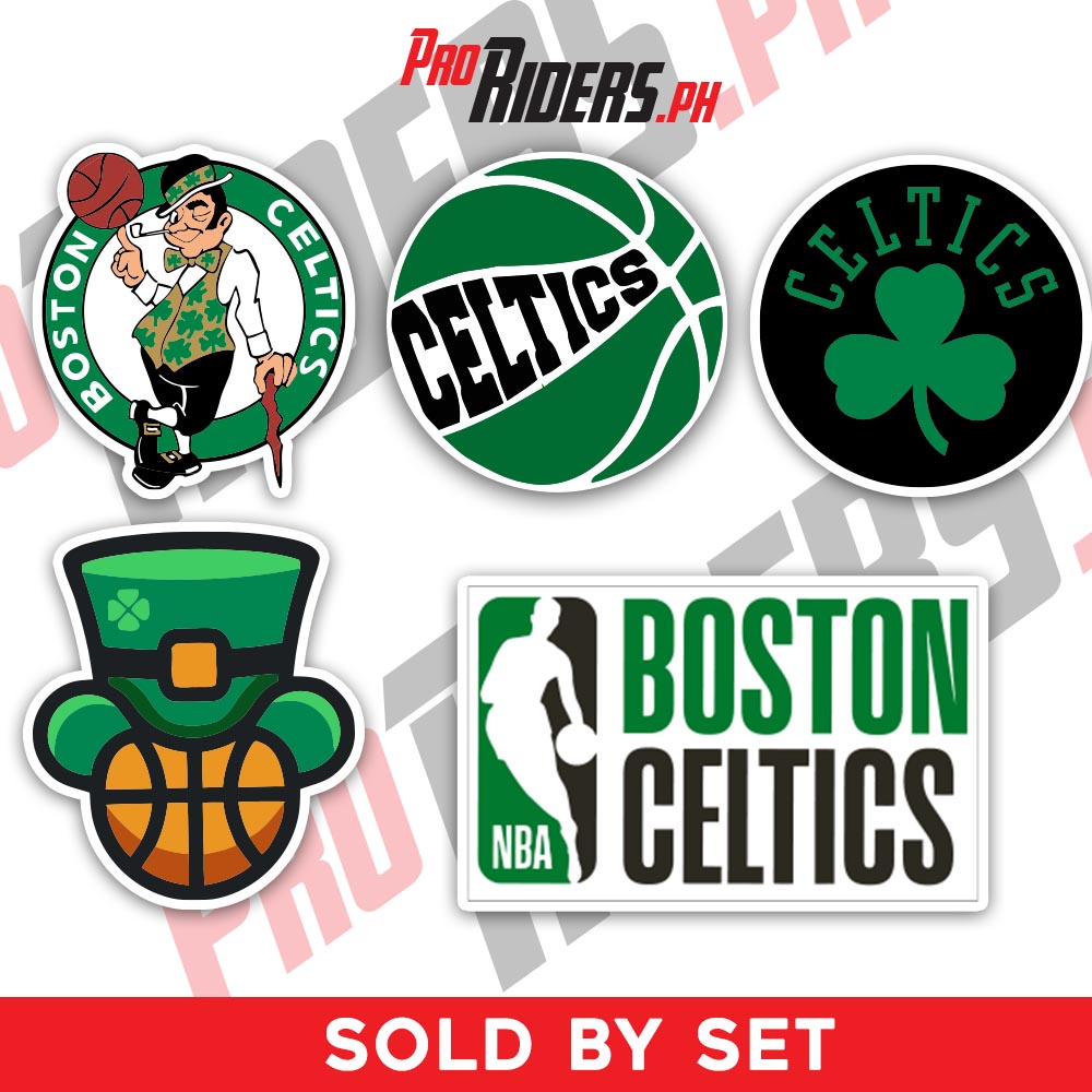 Boston Celtics Sticker Set Celtics Decal Motorcycle Sticker Nba