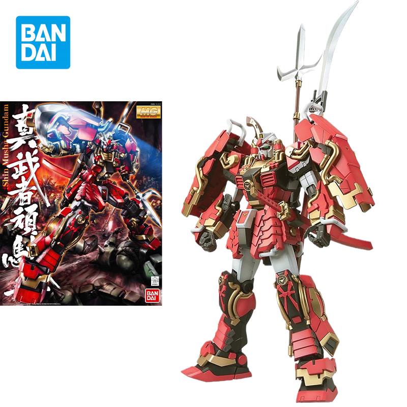 Bandai Original Gundam Model Kit Anime Figure MG 1/100 RX78 SHIN MUSHA