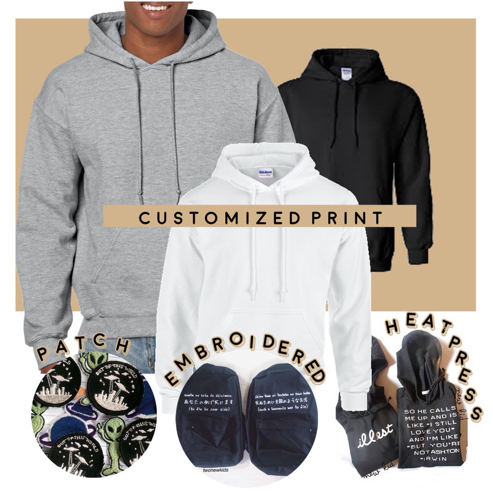 design your own hoodie embroidered