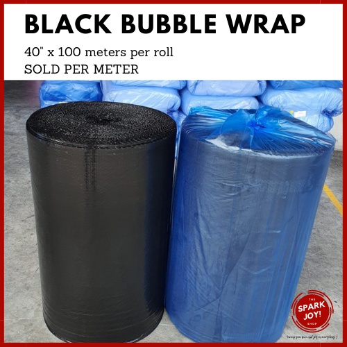 Black Bubble Wrap 40"retail per meter Shopee Philippines